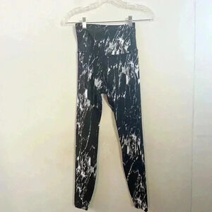 Beyond yoga full length high waisted‎ marble printed leggings XS